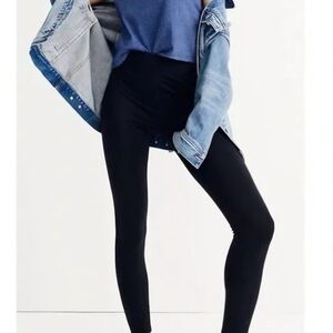Madewell Brand New With Tags Black Women's Size Xs Leggings